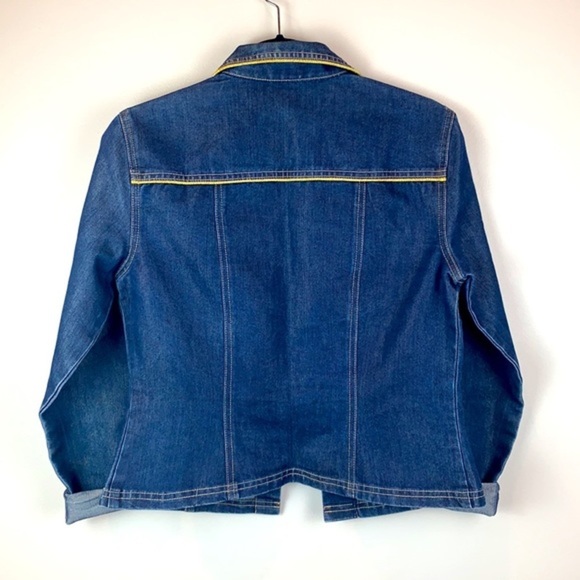 Vintage Y2K Newport News Jeanology Collection Denim Jean Jacket - Picture 2 of 7